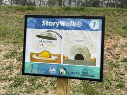 signage for Iredell County Story Walk