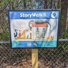 sign for Iredell County story walk