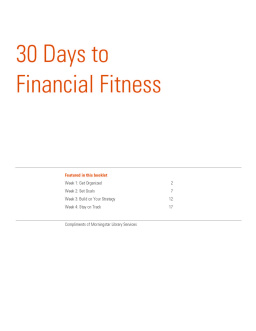 Cover of "30 Days to Financial Fitness."