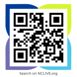A QR Code in front of the NC LIVE logo.