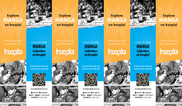 Orange and blue bookmarks with cartoons from a graphic novel.