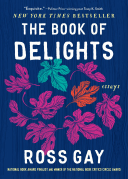 A blue book with pink, blue, and red leaves swirling beneath the title.